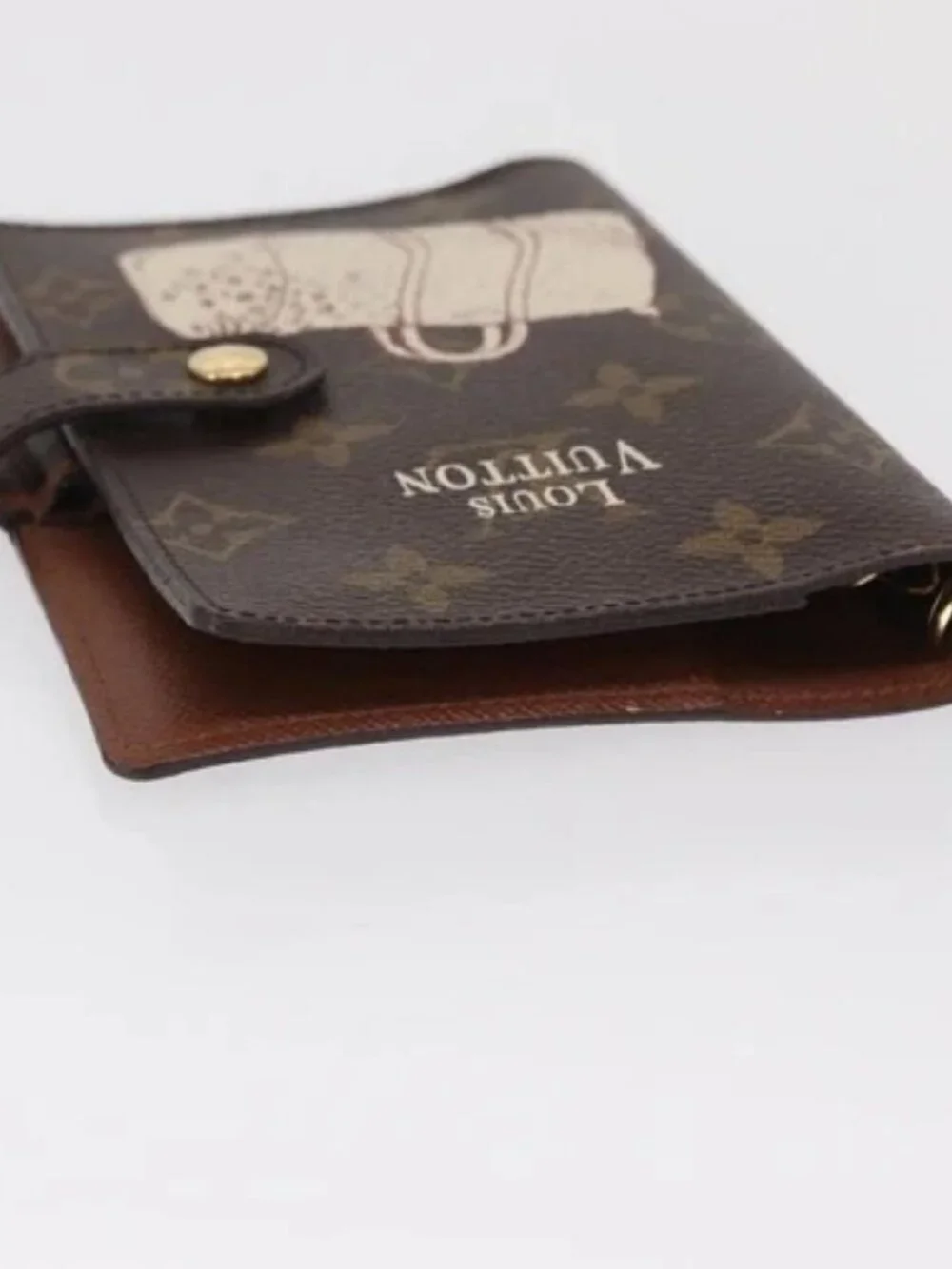 LOUIS VUITTON Monogram Keepall Agenda PM Day Planner Cover R20964 LV Auth 171189 - Picture 5 of 16